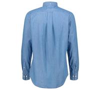 GANT Herren Langarmhemd Regular Fit Denimhemd – pflegeleicht, 100% Baumwolle – S, Semi Light Blau