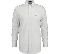 GANT Herren Reg Jersey Pique Shirt Klassisches Hemd, Weiß, L EU