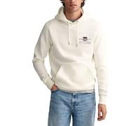 Gant Herren Reg Medium Archive Shield Hoodie Kapuzenpullover, Eggshell, M EU