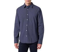 GANT - Regular Fit Micro Print Hemd classic blue - Gr. - XL