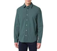 GANT Herren Reg Micro Print Shirt Hemd, Grün, L EU