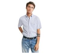 GANT Herren REG Micro Print SS Shirt Hemd, Light Blue, XXL