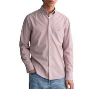 Gant Herren Reg Poplin Banker Shirt Hemd, Wine Red, M