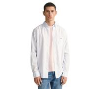 GANT Herren Reg Poplin Stripe Shirt Klassisches Hemd, Light Blue, 3XL EU