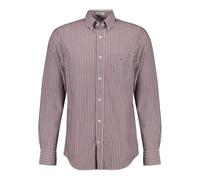 Gant Herren REG POPLIN Stripe Shirt Klassisches Hemd, Wine Red,XL