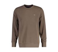 GANT Shield Regular Fit Sweatshirt Rundhals braun, Einfarbig