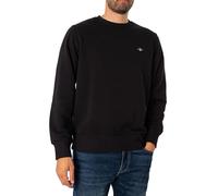 GANT Herren Reg Shield C-neck Sweatshirt, Schwarz, XS EU