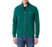 Gant Sweatjacke Herren Regular Fit Baumwolle grün, XXL