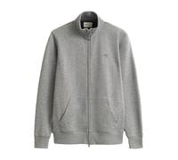 GANT Herren REG Shield Full Zip Sweat Sweatshirt, Grey Melange, Standard