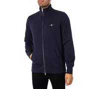 Gant Herren Reg Shield Full Zip Sweatshirt, Evening Blue, M EU