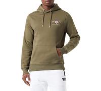 GANT Herren Reg Shield Hoodie Kapuzenpullover, Juniper Green, L EU