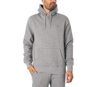 Gant Herren REG Shield Hoodie Logo Kapuzenpullover, Grey Melange, S