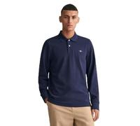 Gant Reg Shield Rugger Langarm-polo S Evening Blue