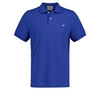 GANT Regular Fit Poloshirt Kurzarm blau