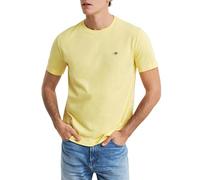 Gant Herren REG Shield SS T-Shirt, Banana Yellow, XL