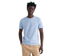 GANT Herren REG Shield SS T-Shirt, Capri Blue, Standard