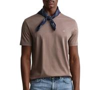 Gant Herren REG Shield SS T-Shirt, Faded Taupe, XL