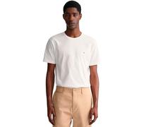 Gant Herren REG Shield SS T-Shirt, White, 5XL