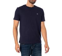 GANT Shield T-Shirt 2003184 – Regular Fit Kurzarm Rundhals Baumwolle – Evening Blue L