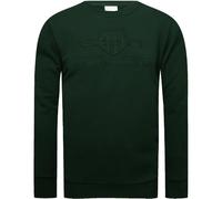 GANT Herren REG Tonal Shield C-Neck Sweat Sweatshirt, Tartan Green, XL