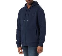 Gant Herren REG Tonal Shield Full Zip Hoodie Kapuzenpullover, Evening Blue, XL