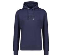 Kapuzensweatshirt GANT "TONAL ARCHIVE SHIELD" Gr. XXL, blau (evening blue) Herren Sweatshirts mit Bündchen an Ärmel und Saum (92597169-XXL)