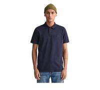 Gant Reg Tonal Shield Rugger Kurzarm-poloshirt M Evening Blue