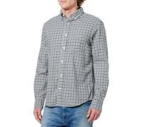 Gant Herren Reg Twill Gingham Shirt Hemd, Blau, XL EU