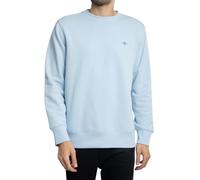 GANT Shield Regular Fit Sweatshirt Rundhals Fresh Blue, Einfarbig
