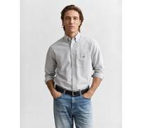 GANT Herren Regular Fit Banker Stripe Classic Oxford-Hemd (XL) PERSIAN Blau