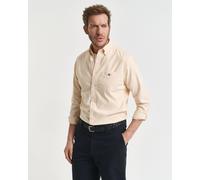 GANT Herren Regular Fit Banker Stripe Classic Oxford-Hemd (XXL) Gelb LICHEN