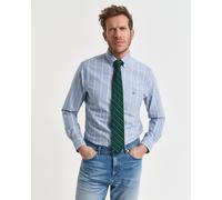GANT - Regular Fit Classic Oxford-Hemd mit Streifen rich blue - Gr. - L