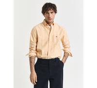 GANT Regular Fit Classic Striped Oxford Shirt Yellow Lichen Gelb XL