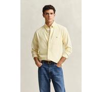 GANT Regular Fit Hemd gelb, Einfarbig