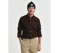 GANT - Regular Fit Cordhemd aus Baumwolle rich brown - Gr. - XXXL