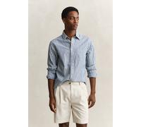 GANT Herren Regular Fit Dobby Striped Hemd (XL) FADED DENIM