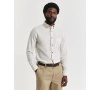 GANT Herren Regular Fit Flanellhemd mit Noppengarn (4XL) CREAM