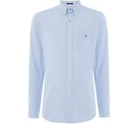 GANT Herren Regular Fit Freizeithemd THE Oxford Shirt REG BD 3046000, Gr. Large (Herstellergröße: L), Blau (Capri Blue 468)