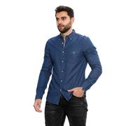 Gant Herren Regular Fit Hemd | Das Indigo Hemd 2XL