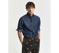 GANT Herren Regular Fit Indigo Hemd (M) DARK INDIGO