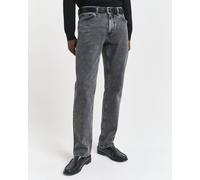 GANT Herren Regular Fit Jeans mit schwarzer Waschung (32/34) Schwarz