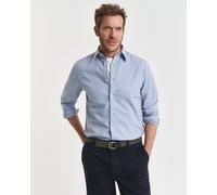 GANT Herren Regular Fit Melange Flanellhemd (XXXL) LIGHT Blau MELANGE