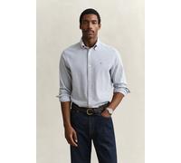 GANT Herren Regular Fit Seersucker Hemd mit Streifen (L) VINTAGE Blau