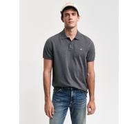 GANT Regular Fit Poloshirt Kurzarm dunkelgrau