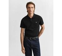 GANT Regular Fit Poloshirt Kurzarm schwarz
