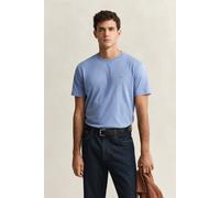 GANT Herren REG Shield SS T-Shirt, Greyish Blue, XL