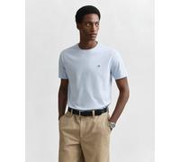 Gant T-Shirt Herren Regular Fit Kurzarm Rundhals Baumwolle blau, XL