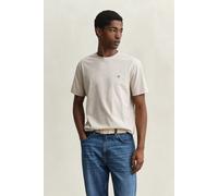 GANT Shield Regular Fit T-Shirt beige, Melange