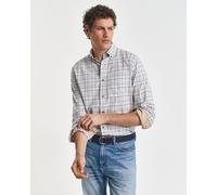 GANT Herren Regular Fit Tattersall Twill Hemd mit Karomuster (4XL) CLEAR SKY