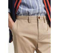 GANT Herren Regular Twill Chinos Klassische Hose, Dark Khaki, Standard